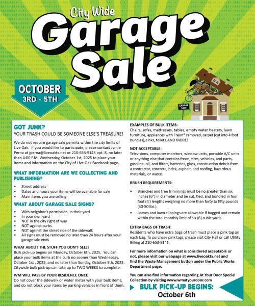 City Wide Garage Sale