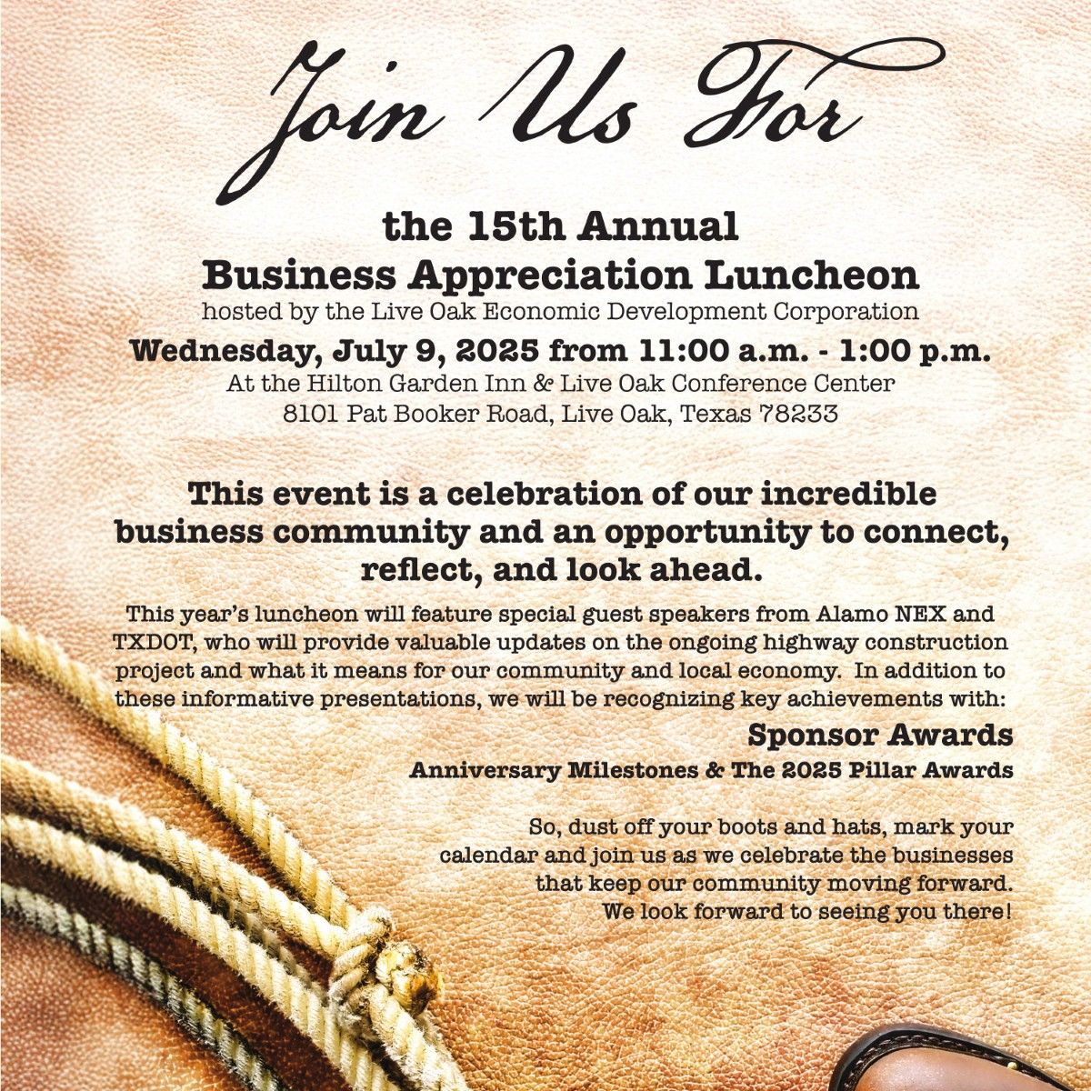 15th Annual Business Appreciation Luncheon
