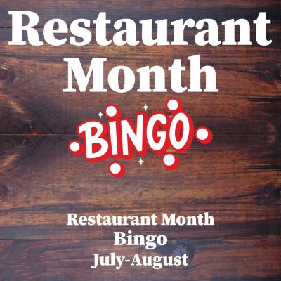 Restaurant Month Bingo
