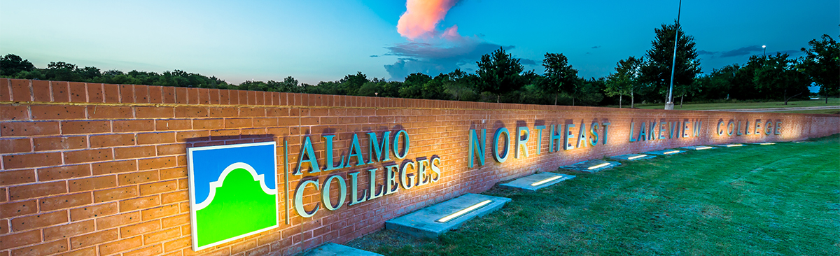 Northeast Lakeview College Outside Wall Sign