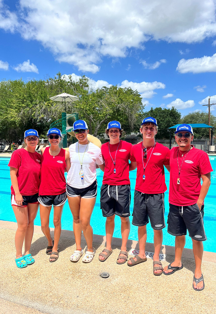 Live Oak city pool lifeguards