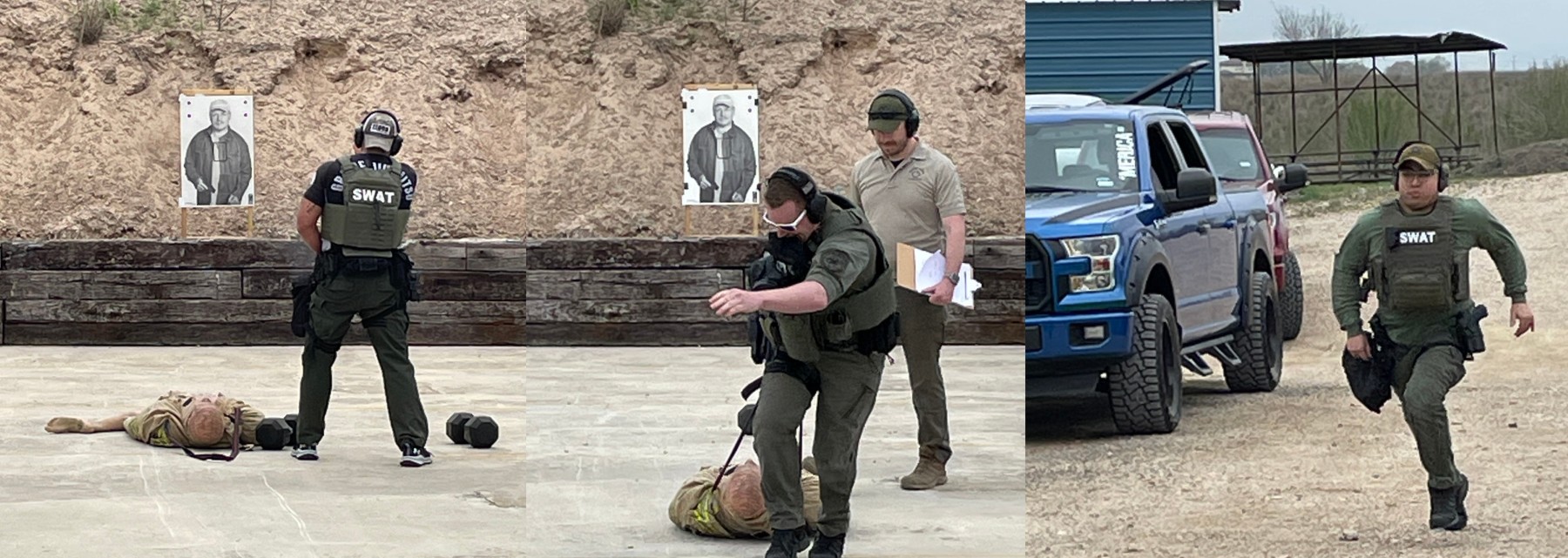 Live Oak SWAT Training collage